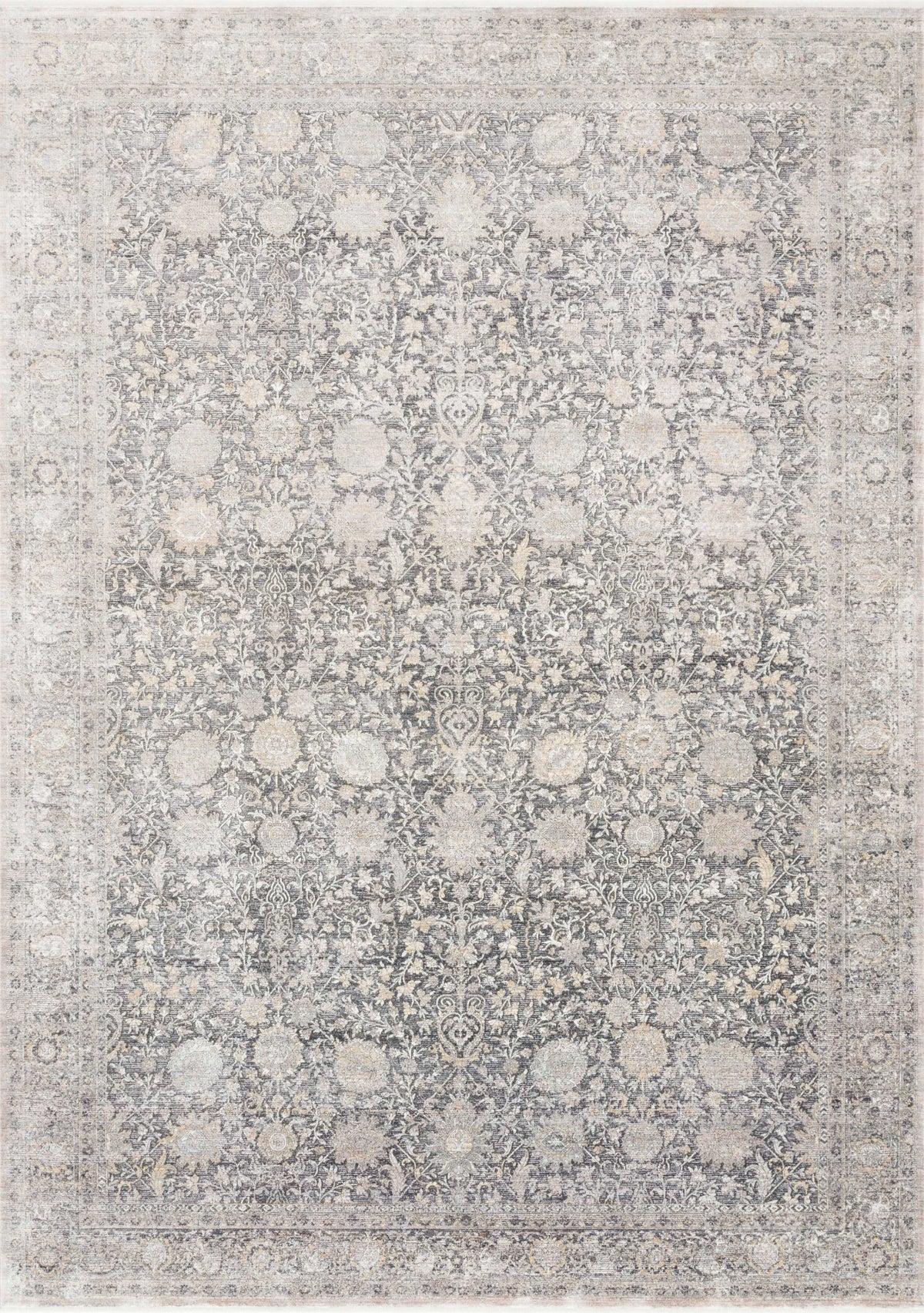 Charcoal Sand 7'7 x 9'10 Rug I966
