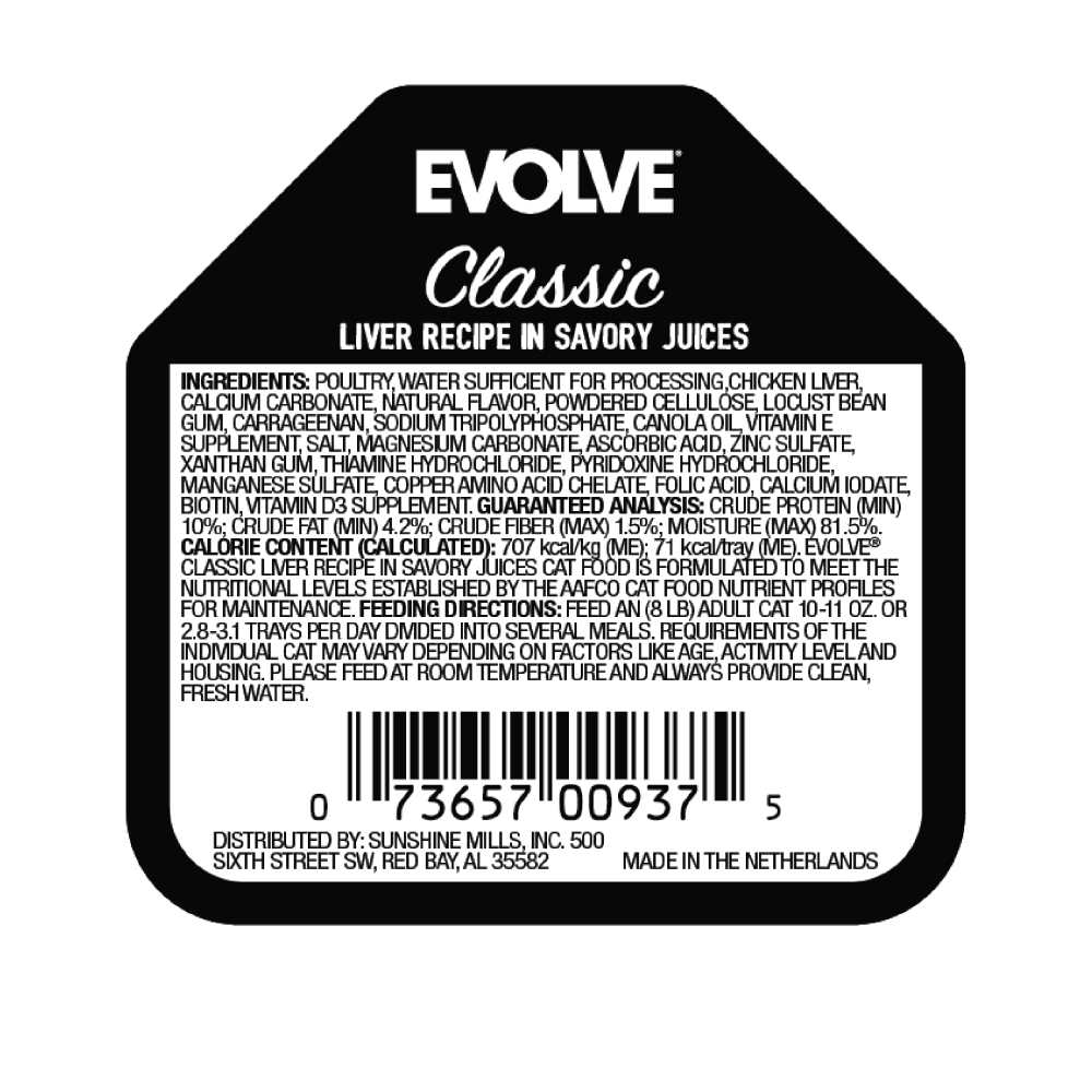 Liver Recipe Wet Cat Food V58283