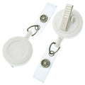 100 Pack Retractable Badge Reels with Swivel Clip J73730