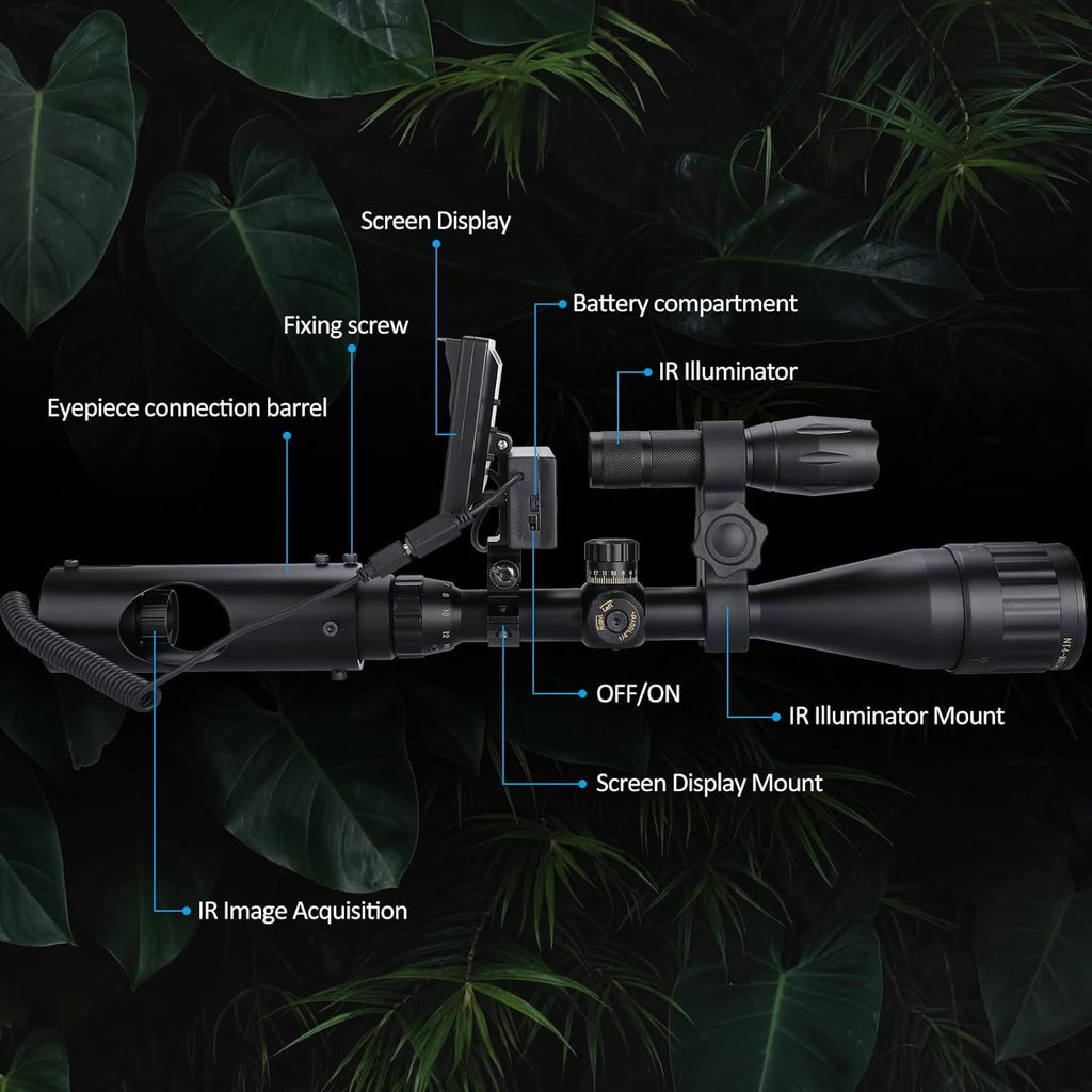Digital Night Vision Scope with 5" Screen M2025