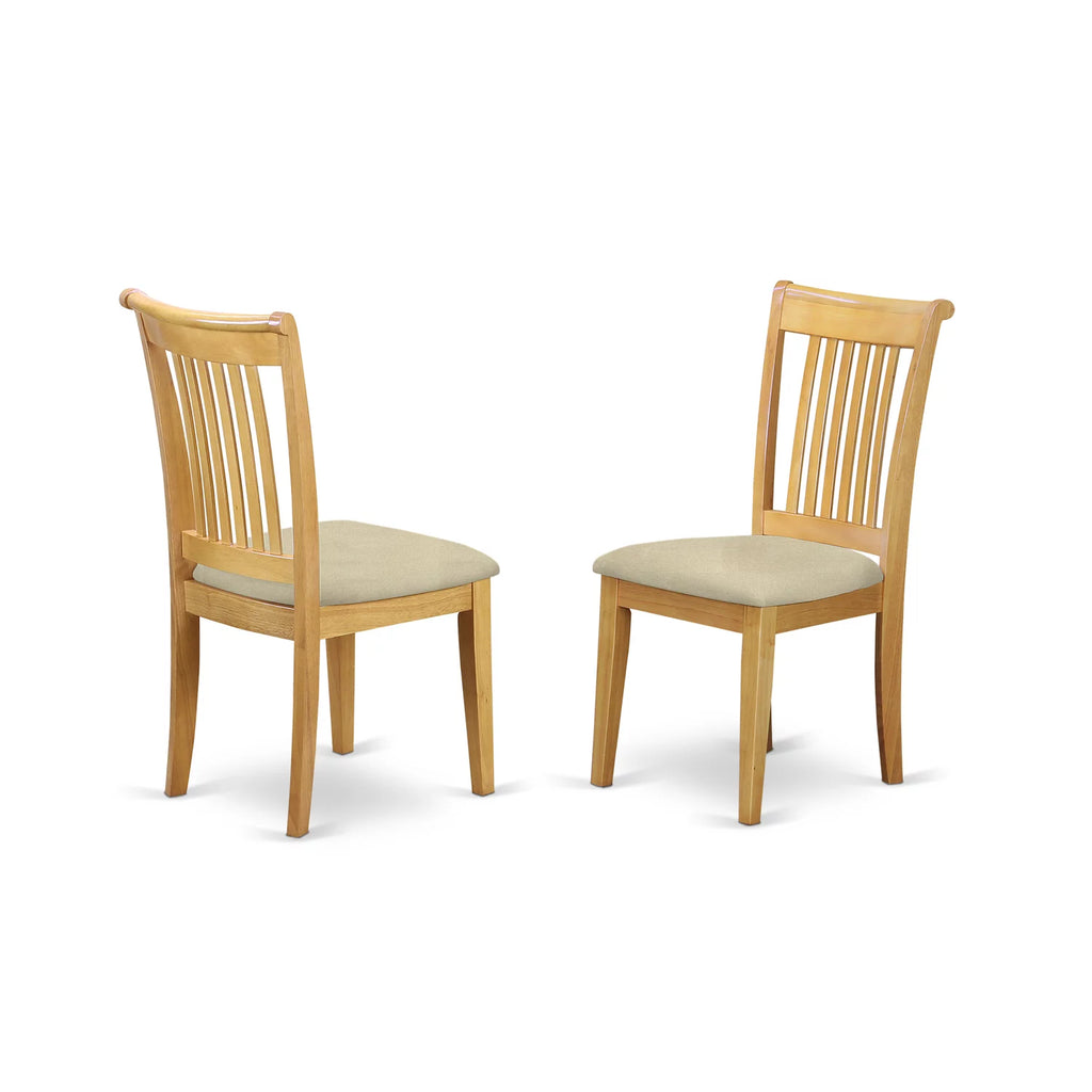5 Piece Wood Dining Set with Cushion Seat F7195