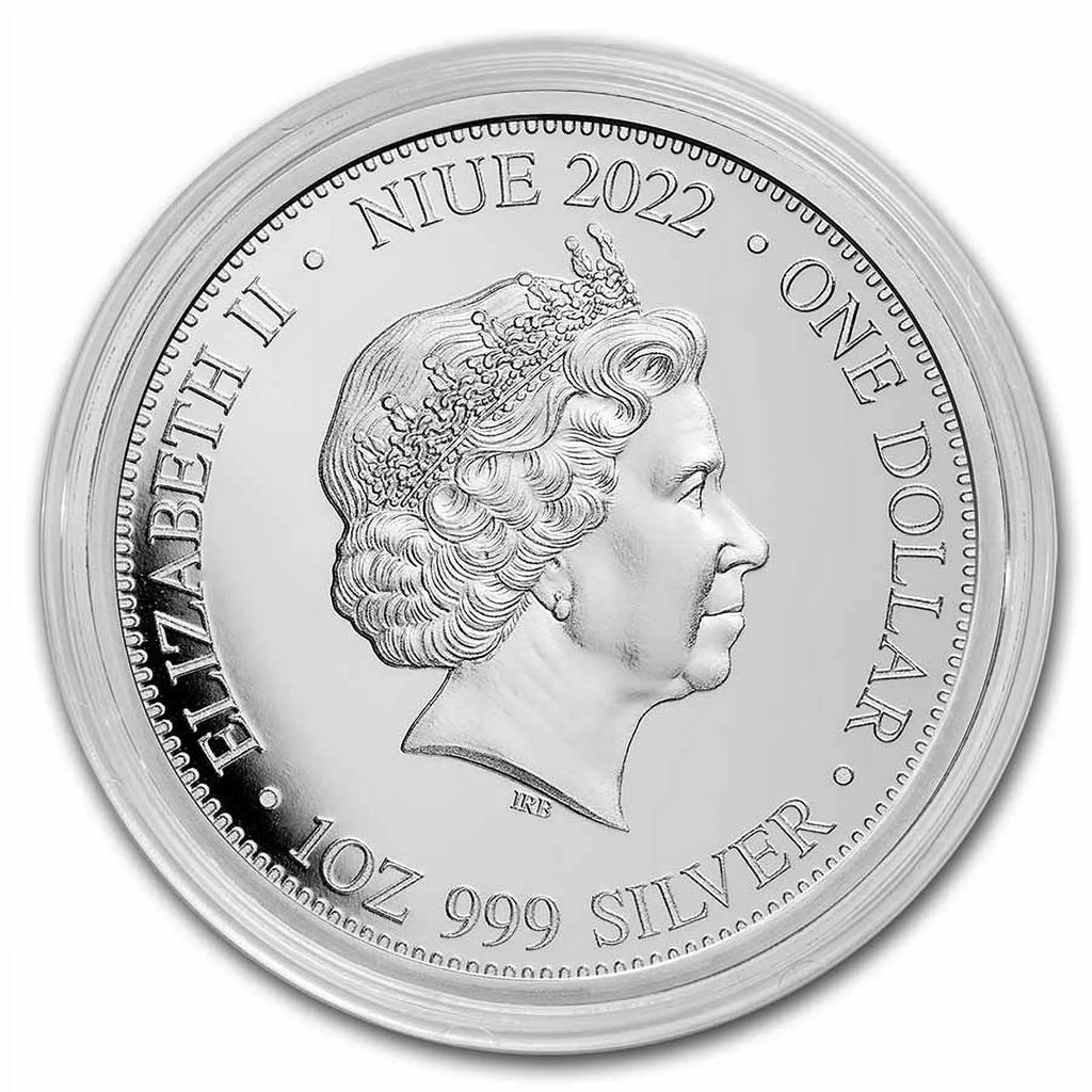 Komodo Dragon vs Tiger 1 oz Silver Coin Z142988