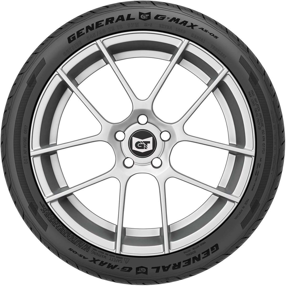 All Season 255/40ZR18 99W XL Passenger Tire Q7458