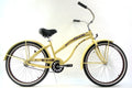 26 In. Pink Single Speed Aluminum Beach Cruiser Bike O96097