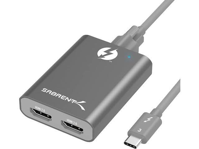 Thunderbolt 3 to Dual HDMI 2.0 Display Adapter T477201