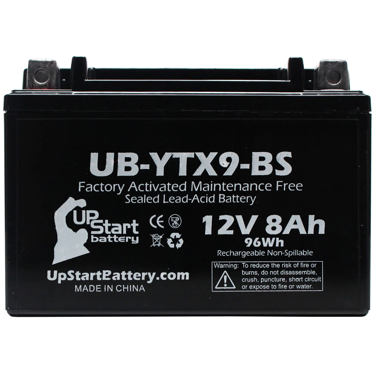 12V 8Ah Maintenance Free Motorcycle Battery F32238