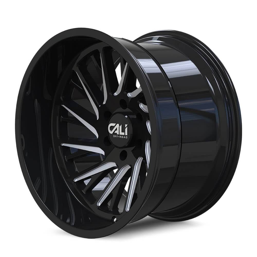 Gloss Black Milled 20x10 Wheel N922