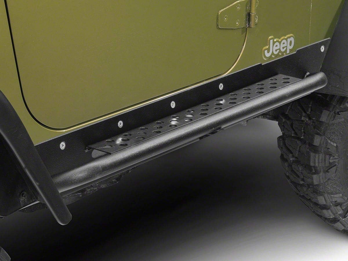 Rocker Guards with Steps Compatible with 97-06 Jeep Wrangler TJ Z351237