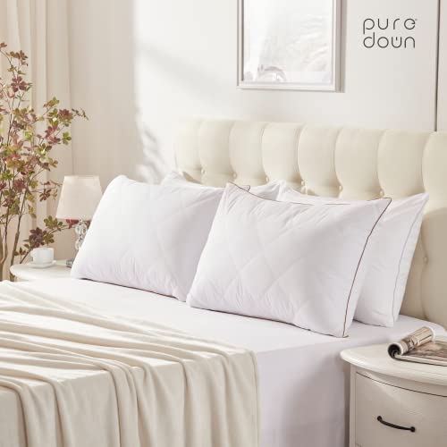 Goose Feathers and Down Pillow Set of 2 King Y9810