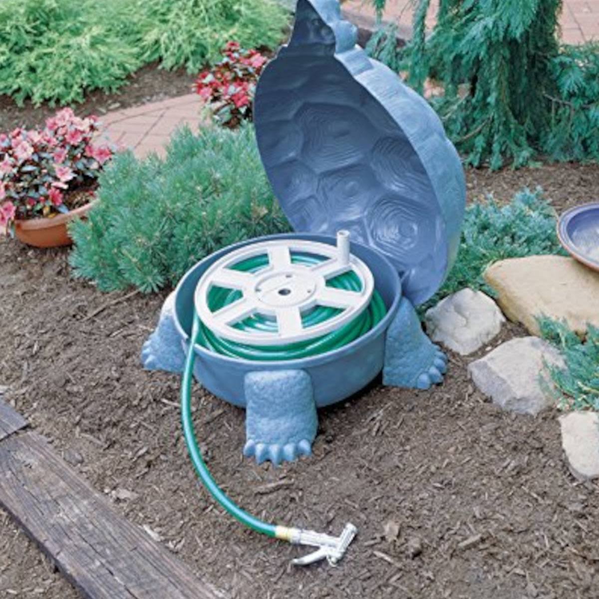 Tortoise Garden Hose Hider with Hose Reel J5541