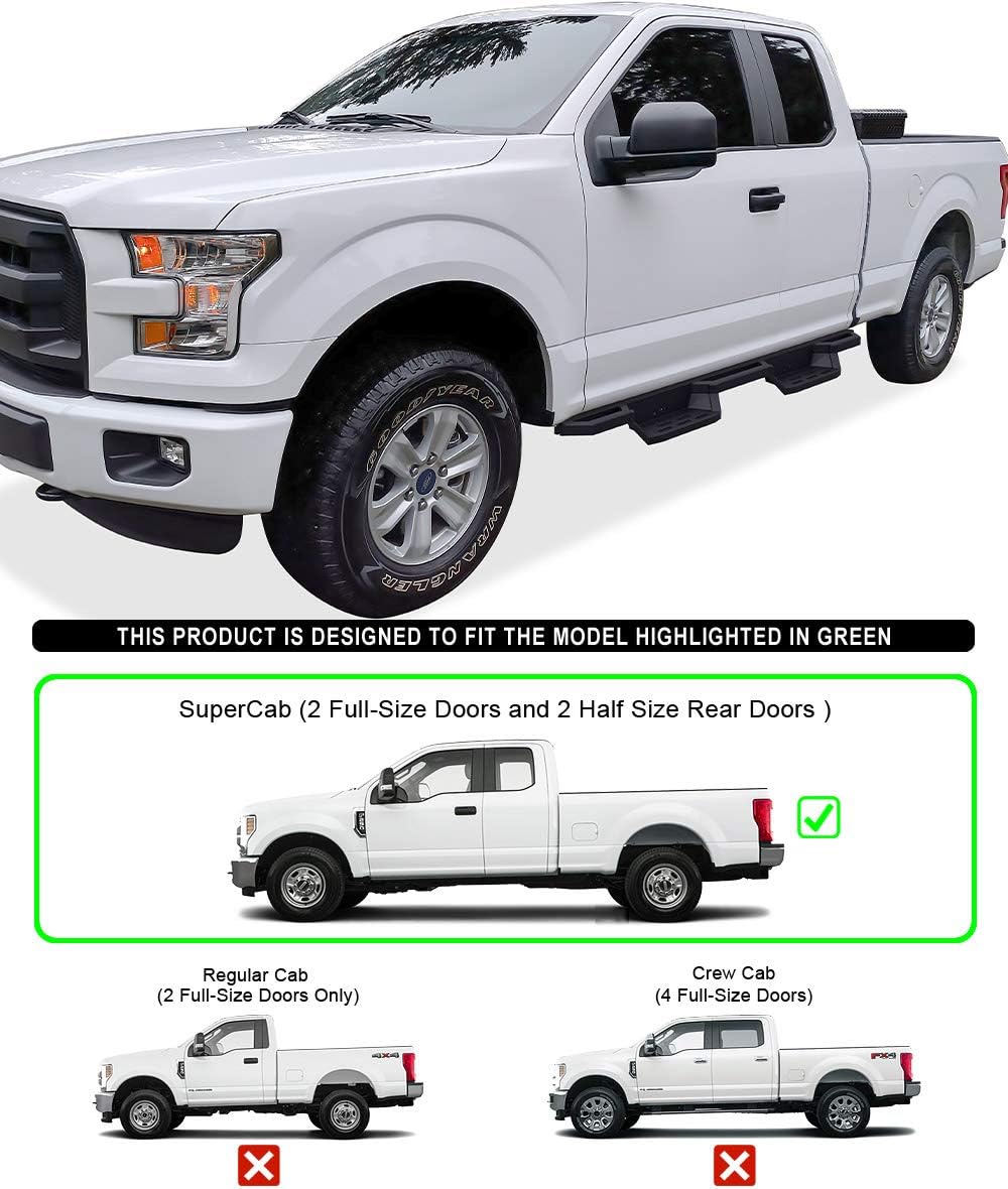 Aluminum Drop Steps Running Boards N922848