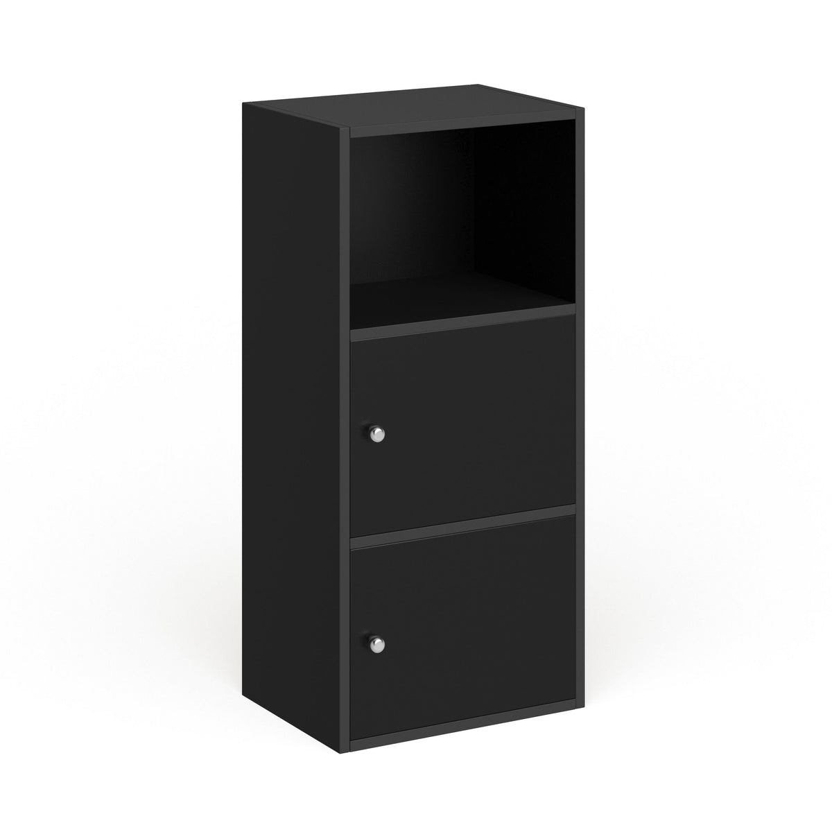 Black 2-Door Storage Cabinet U816