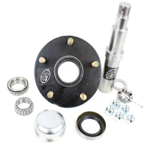 84 Spindle & 5-5" Bolt Circle Trailer Hub for 3,500 lbs. Trailer Axle O192