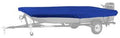 Blue Boat Cover for Aluminum Jon Boats with Outboard K452