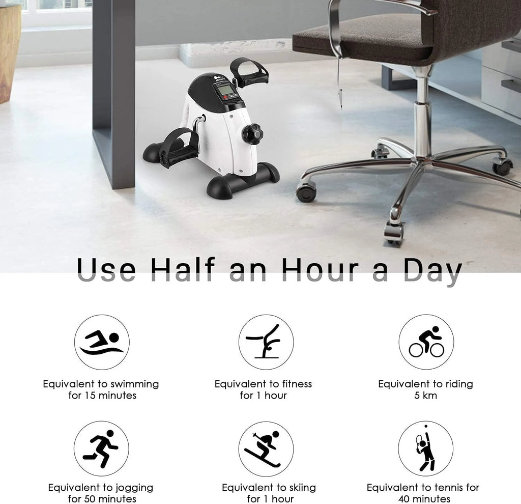 Under Desk Exercise Bike with LCD Screen G88158