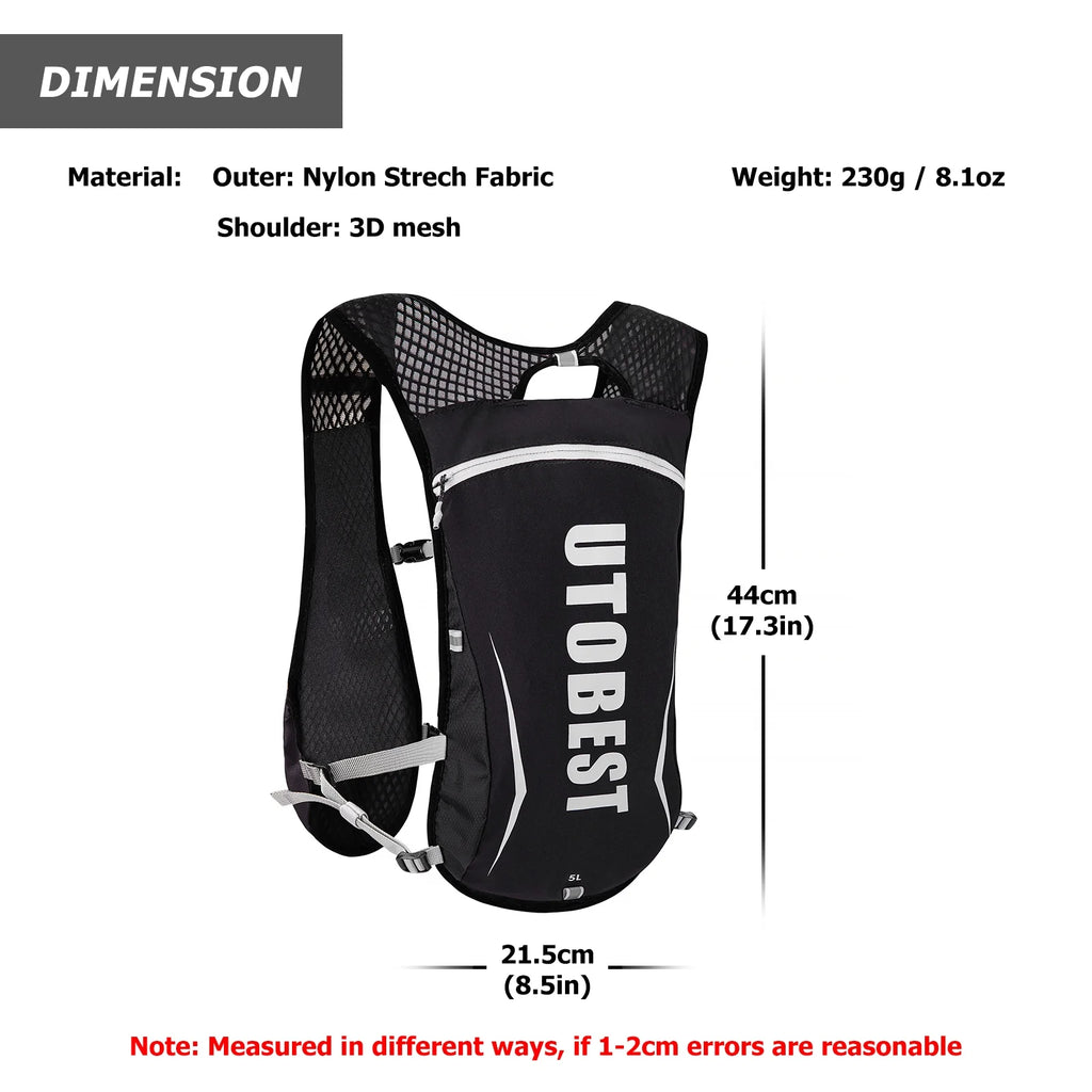 Running Backpacks Hydration Pack Running Vest 5L I603