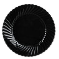 Black Plastic Plates 10.25 in 144/Case L340