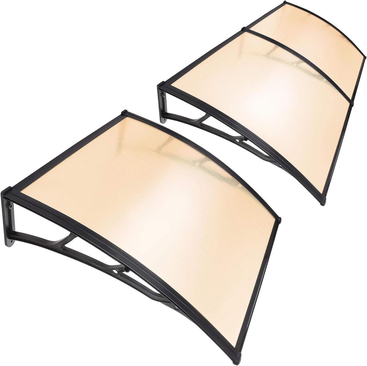 80x40 Door Window Outdoor Awning Polycarbonate Sheets Cover D9329