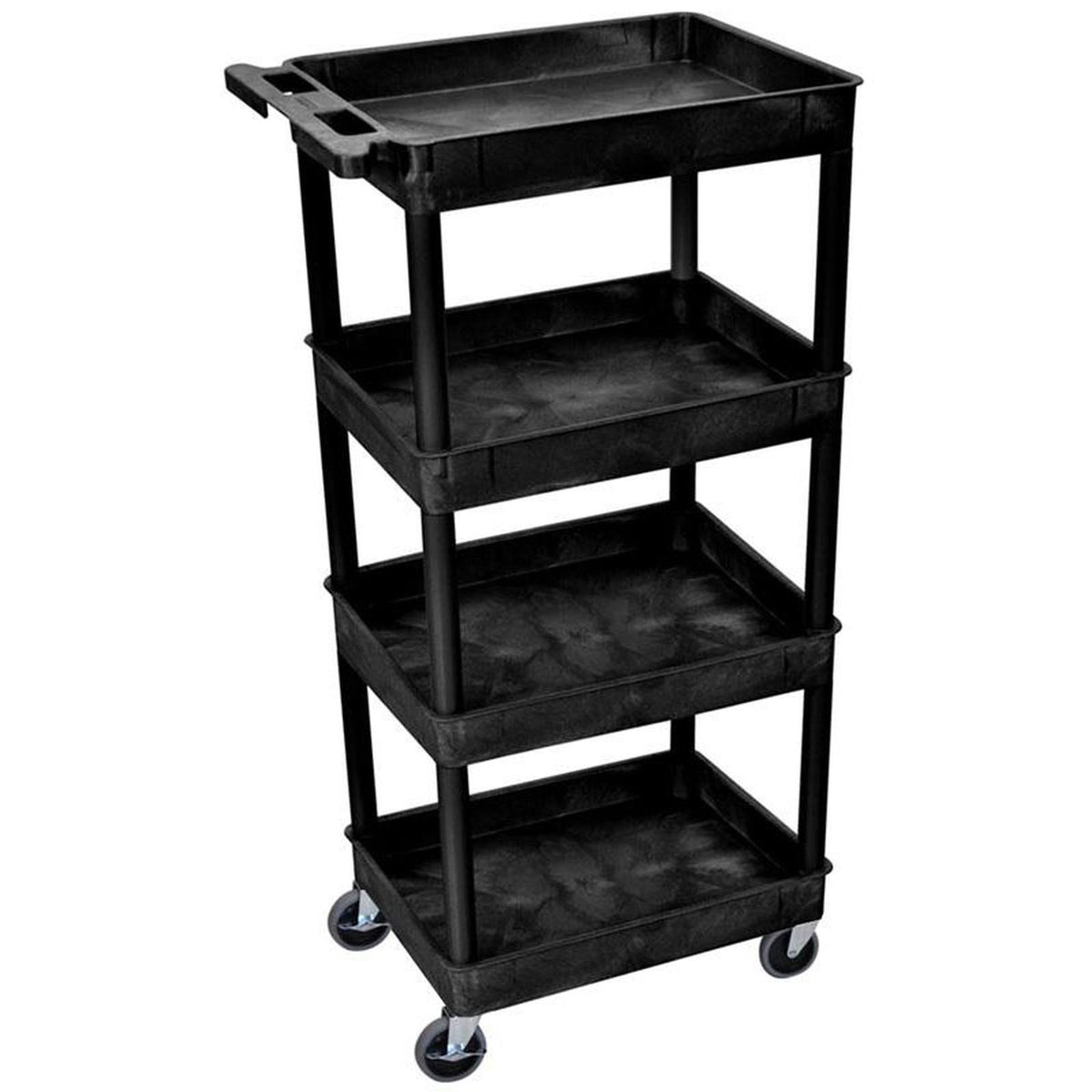Black 4 Tub Utility Cart B5059