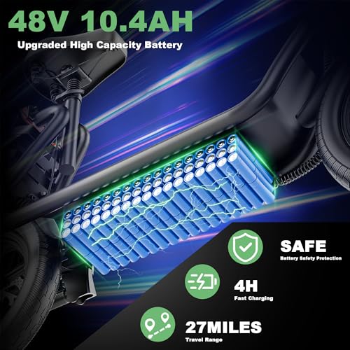 Electric Scooter with Folding Dual Braking Dual Suspension D44761