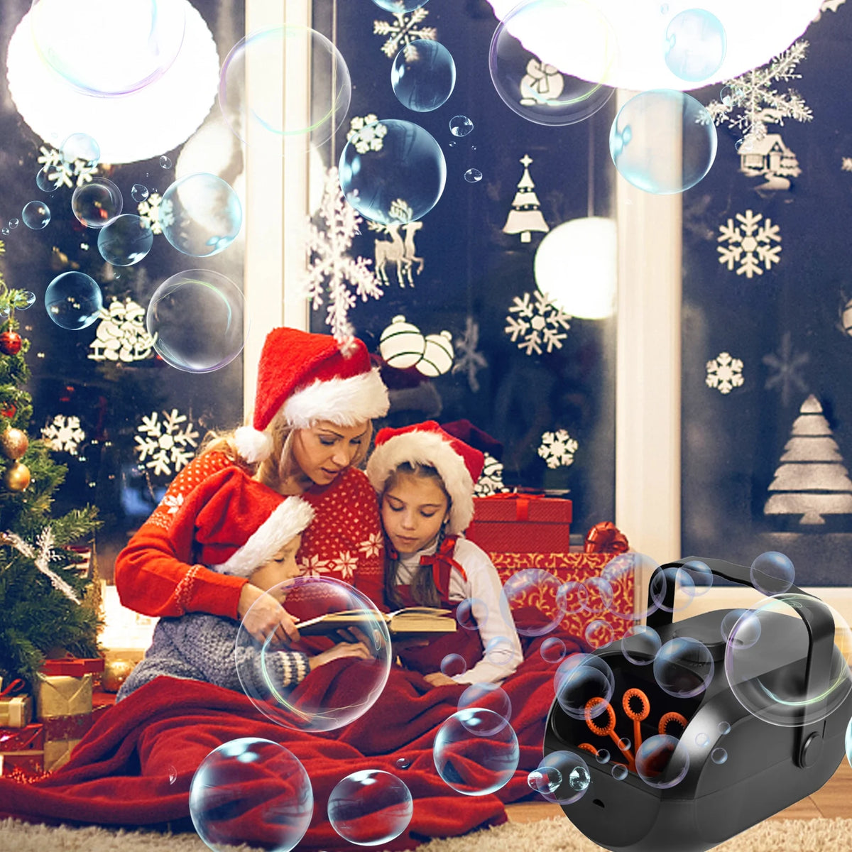 Portable Rechargeable Bubble Machine U195