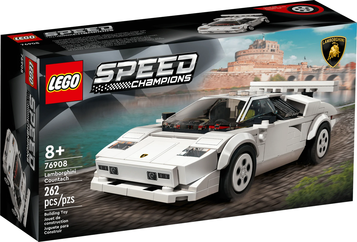 Lamborghini Countach Race Car Toy Building Set Y2969