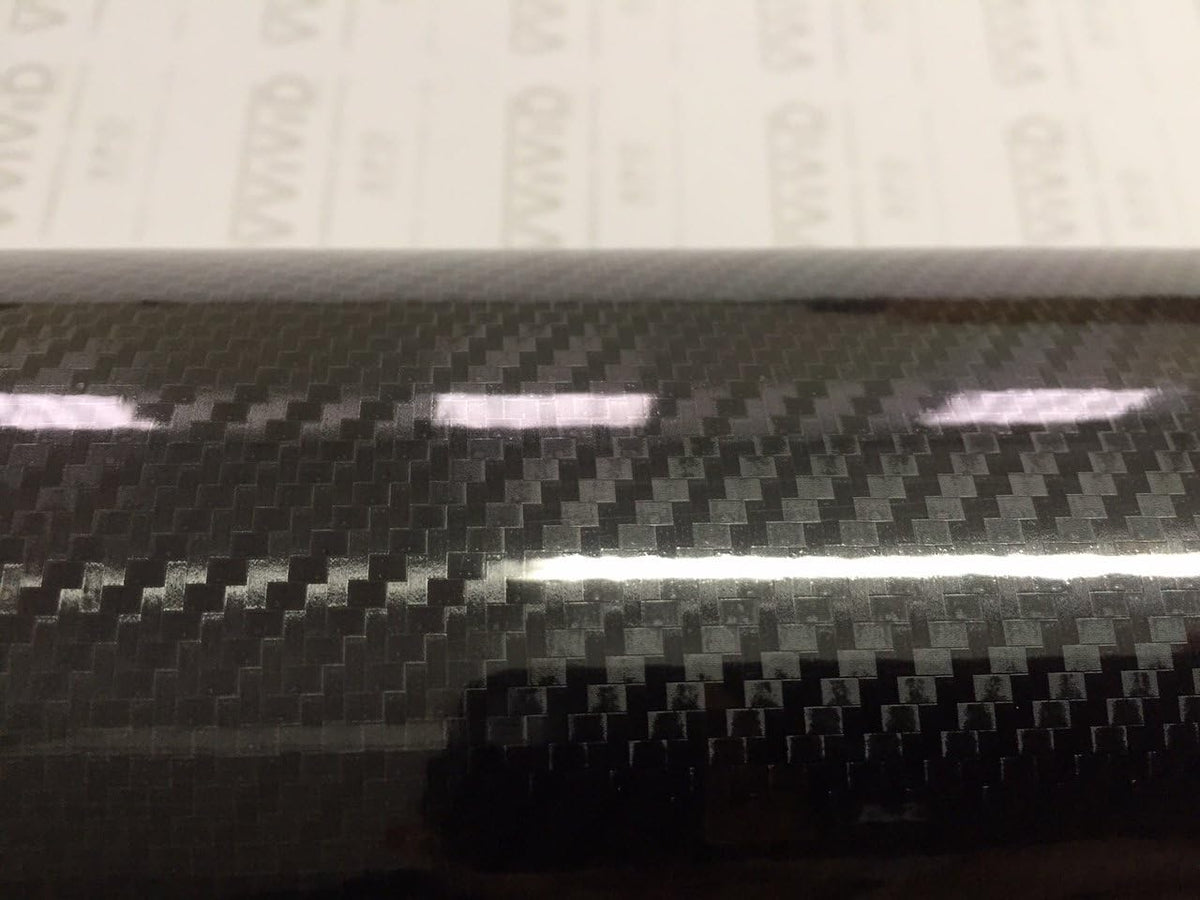 High Gloss Black Carbon Vinyl Wrap Film (5ft x 5ft) Z5061