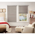 Cordless Faux Wood Blind in Grey F224801