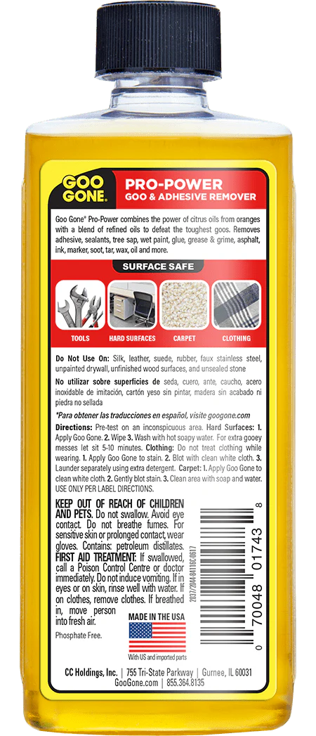 8 oz Adhesive Remover Z54467