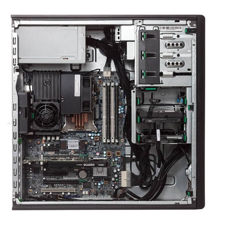 HP Z420 Workstation E5-1620 Quad Core 3.6GHz 16GB 500GB 2TB Dual DVI Win 10 H675480