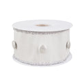 Ivory 3 in Double Fused Dupioni Ribbon T602588
