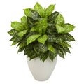 Artificial Plant in White Planter H41680