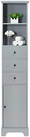White 3 Drawer Bathroom Cabinet T462757