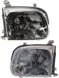 Headlight Assembly Pair for Toyota Sequoia 2005 2006 2007 Y519756