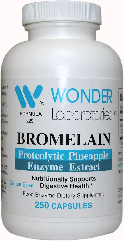 150mg Bromelain Pineapple Enzyme 250 Capsules E9015