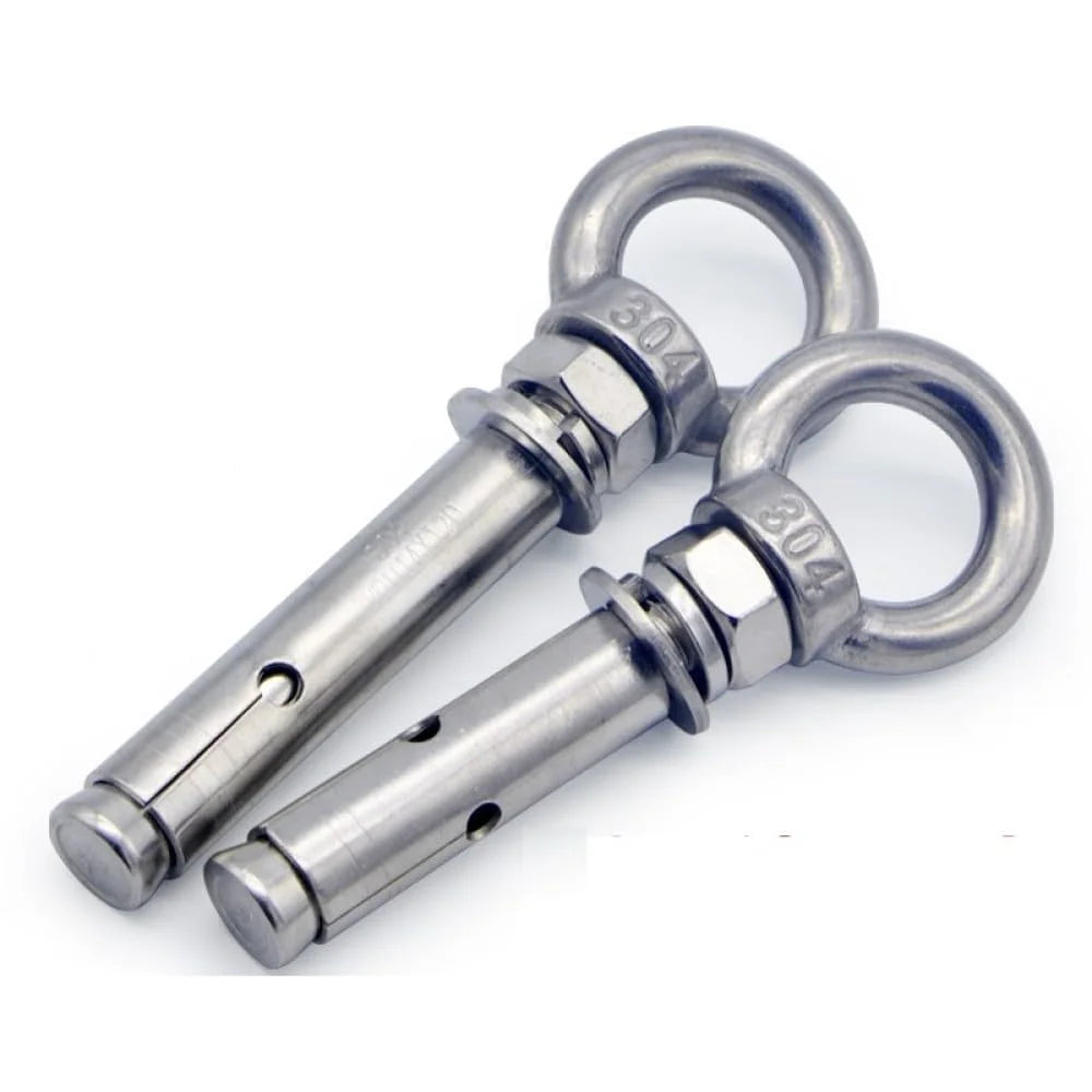 304 Stainless Steel Expansion Eye Bolt M14X150mm 1pc I837