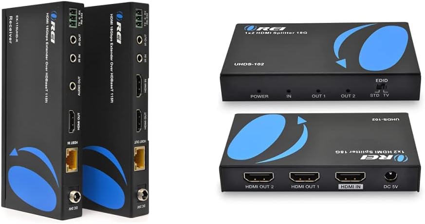 HDBaseT 4K 60Hz HDMI Extender over Cat5e/6 Ethernet LAN cable N6443