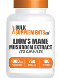 Lion's Mane Mushroom Capsules 360 Veg Capsules Z460