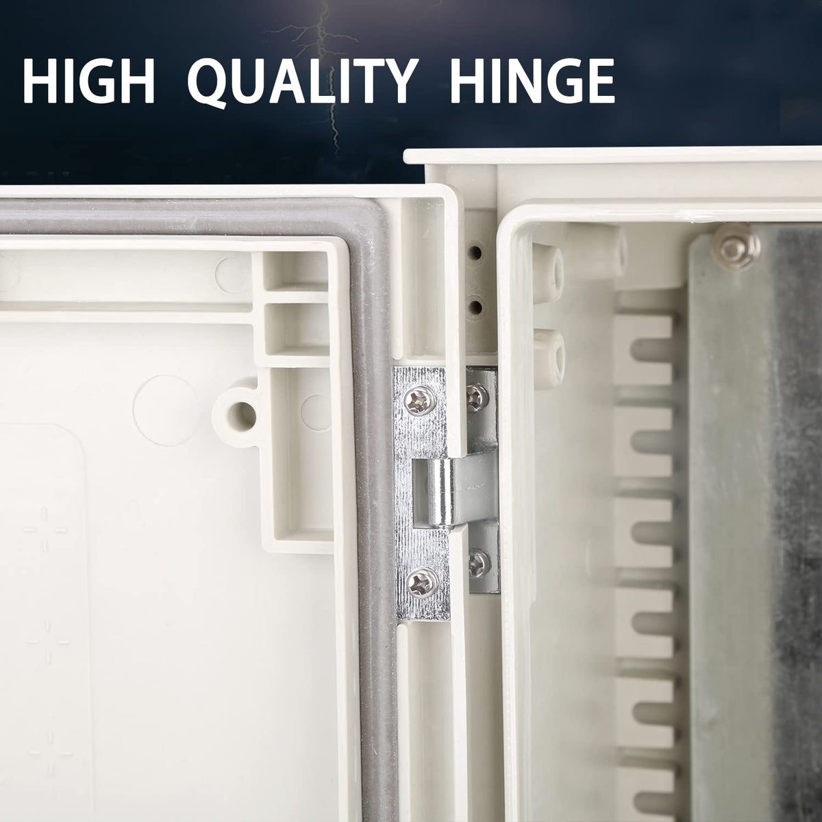 Fiberglass IP65 Weatherproof Wall-Mounted Electrical Enclosure Box N3216