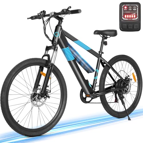 Electric Bike, 36V Removable Battery, 350W Brushless Motor, 26" Tires, 7-Speed X190