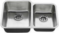 Undermount Double Bowl Sink, Stainless Steel K2611