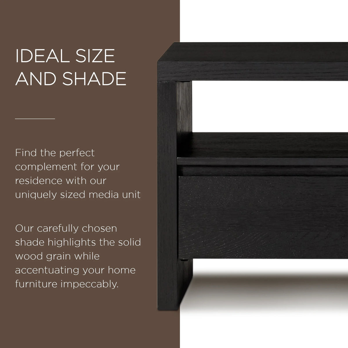 Contemporary Wooden Media Unit I34491