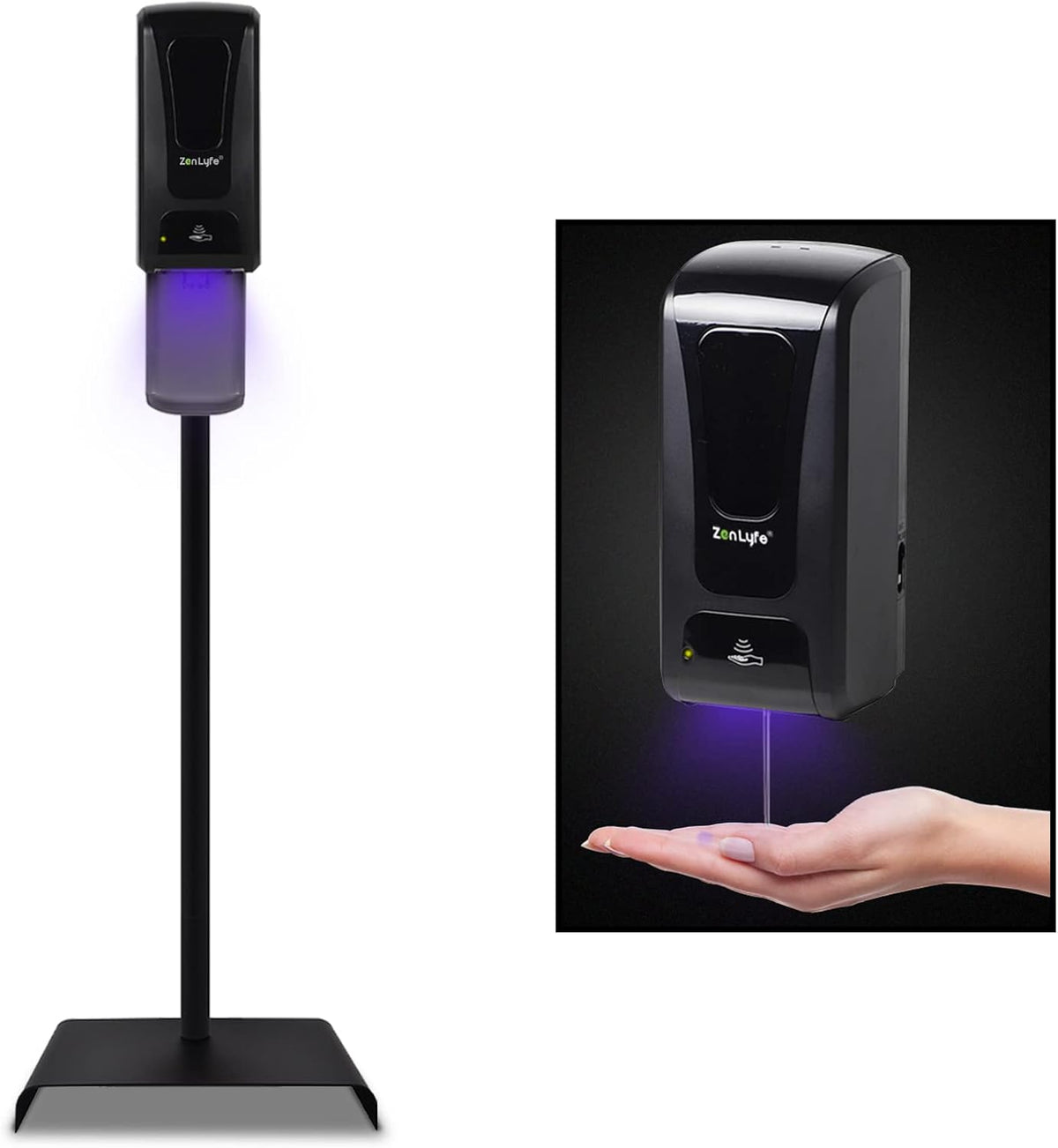Touchless Steel Hand Sanitizer Station with 1200ml Capacity V3536