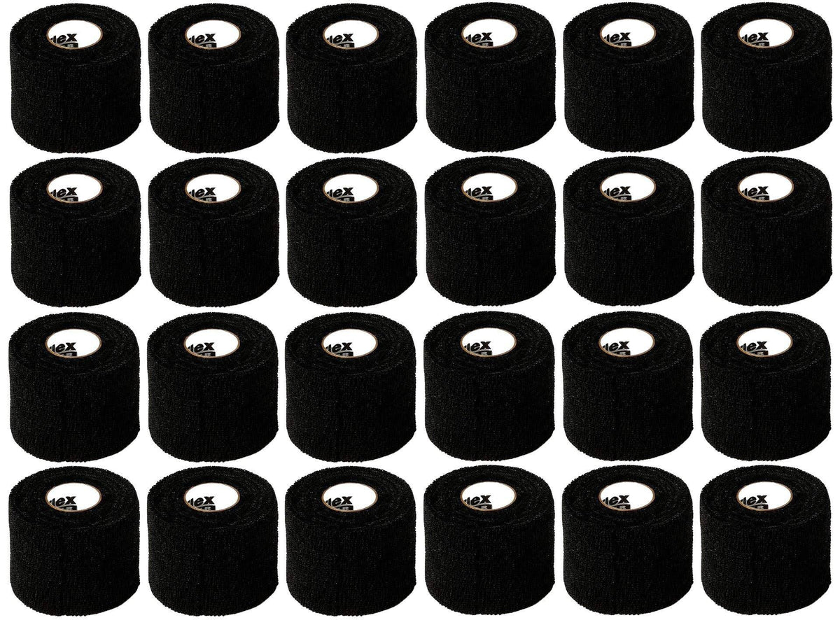 Black 2x22 Athletic Tape 24 Rolls N28585