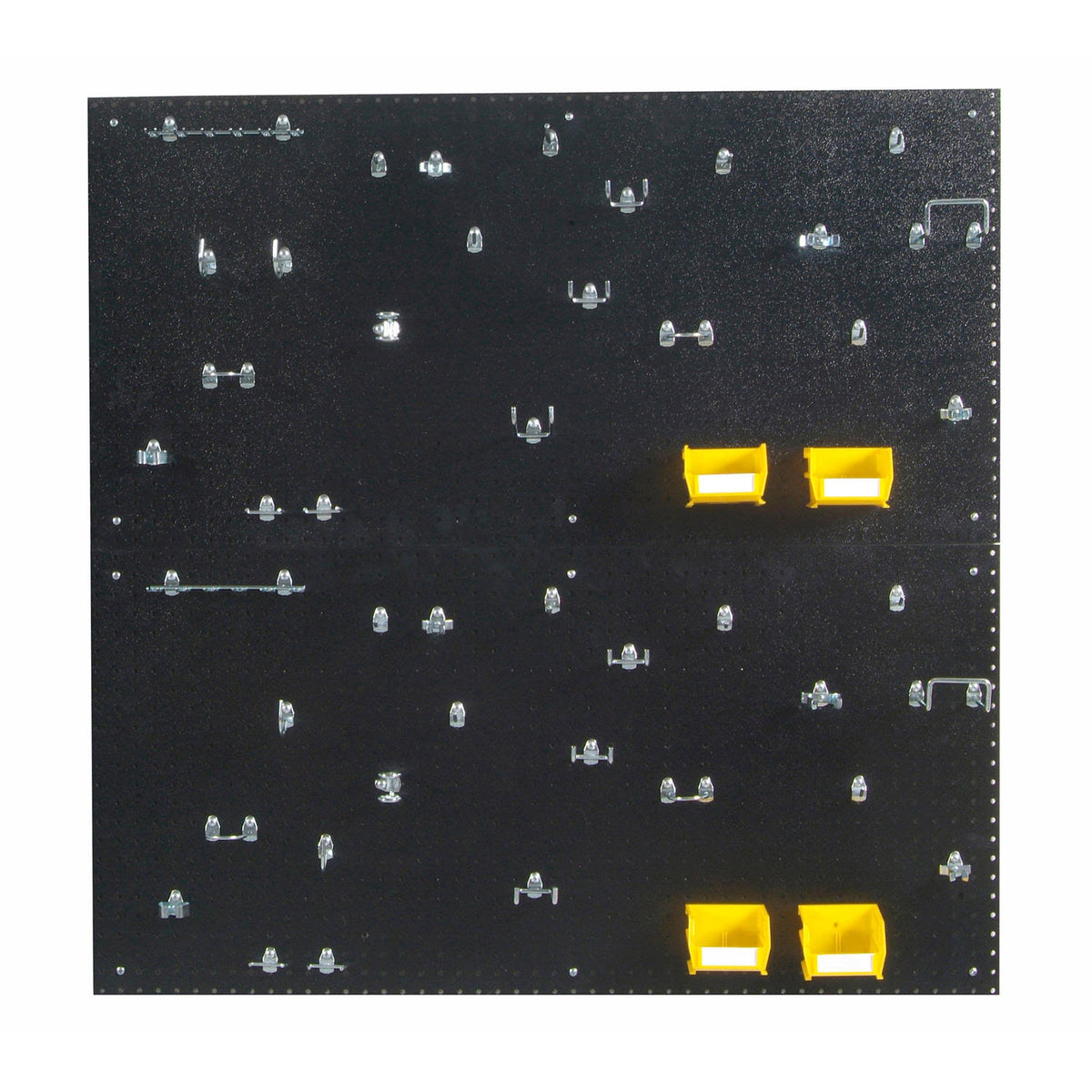 24x22x48x22 Black 48 Hook 4 Bin DuraBoard O605