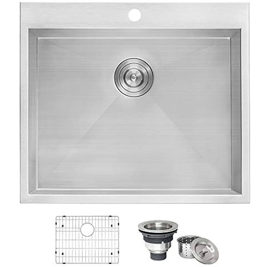 16 Gauge Stainless Steel Laundry Utility Sink R844