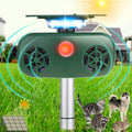 Ultrasonic Waterproof Outdoor Animal Repeller with Motion Activated Flash LED Light A969