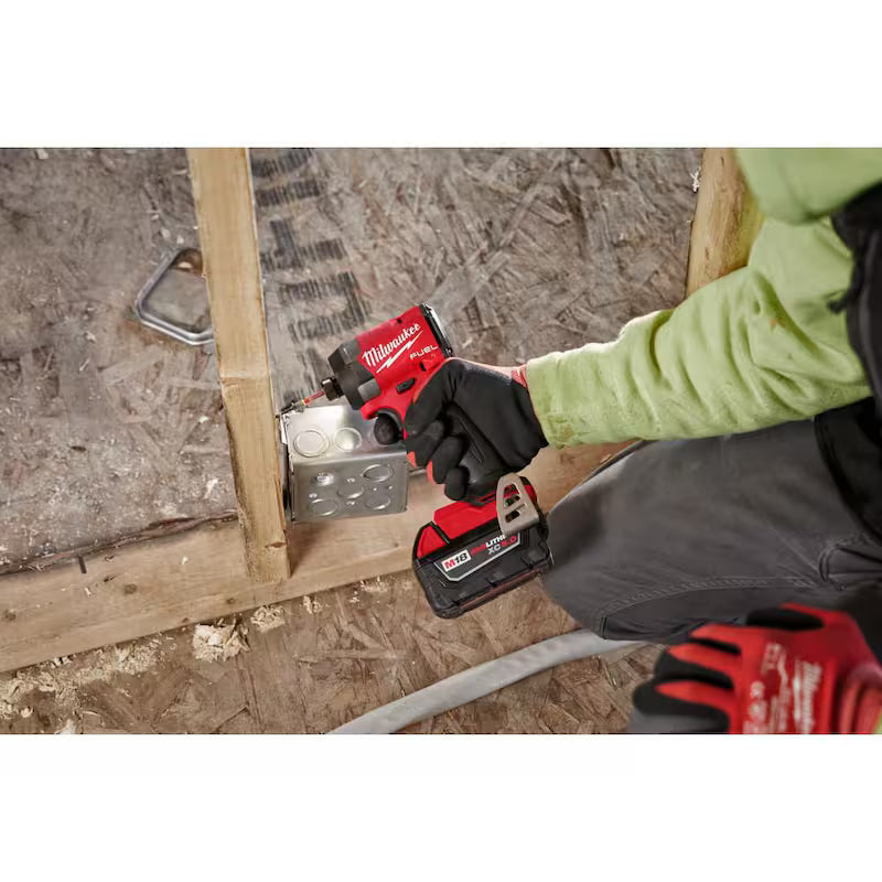 18-Volt Brushless Cordless 1/4 in. Hex Impact Driver and 7-1/4 in. Circular Saw D342965