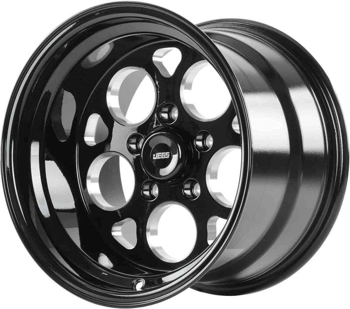 Gloss Black 15” x 10” Wheel with Center Cap I823