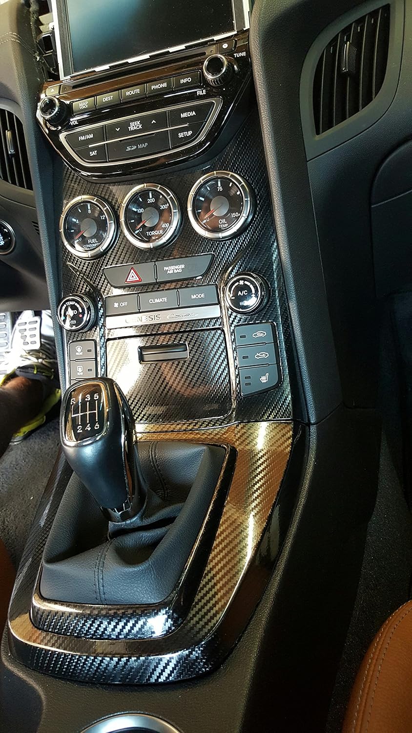 High Gloss Black Carbon Vinyl Wrap Film (5ft x 5ft) Z5061